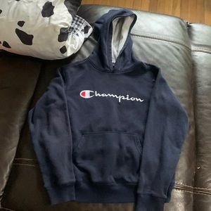 Dark blue Champion hoodie